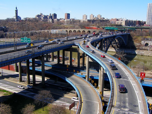 Approach Ramp to the Alexander Hamilton Bridge, Bronx, New York City