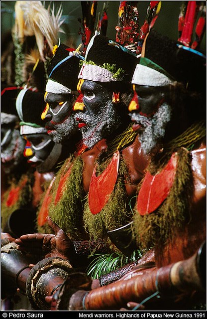 Papua Nueva Guinea. Tribu Mendi