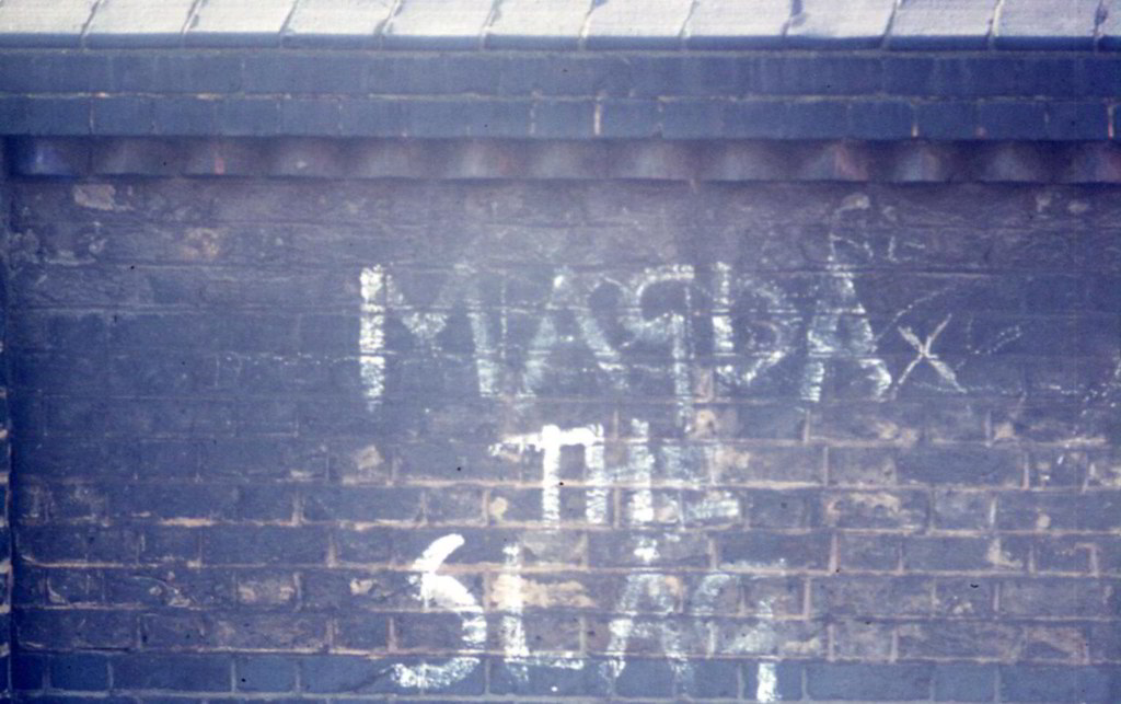 Magda the slag, London SE24 | Painted on a wall on Milkwood … | Flickr