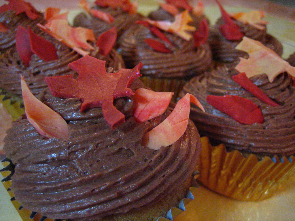autumn cupcakes