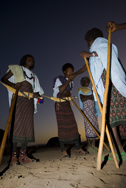 Afar men in Danakil Ethiopia