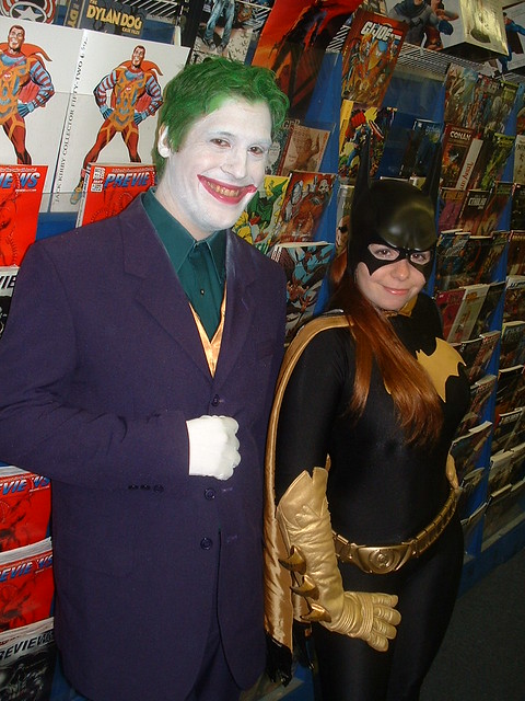 Nicholson-esque Joker and Batgirl