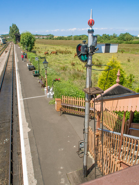 Williton station on the West Somerset Railway, a heritage line