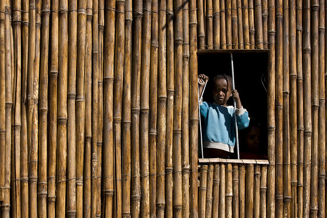 The boy and the window, Danakil, Ethiopia