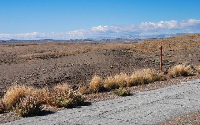 Abandoned railroad grade near Floy, Utah (looking southwest)... 20061018_4473