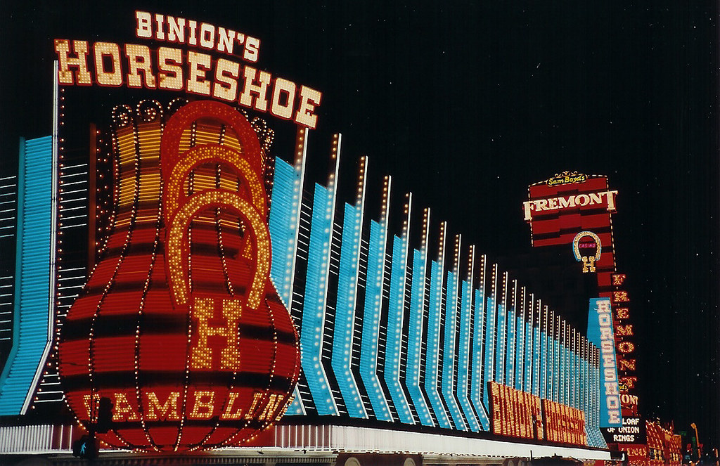 Binion's Horseshoe Casino Vintage Las Vegas Photo 8x10