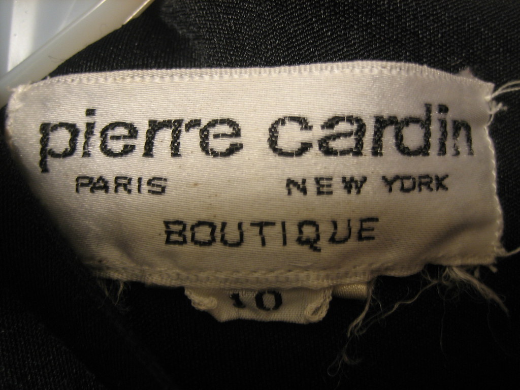 Vintage 1970's Pierre Cardin dress- label detail | Vegas Laveau