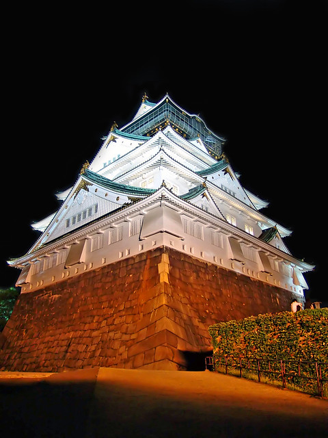 大阪 Osaka Castle by night