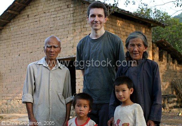 American with Rural Chinese in Gaotian