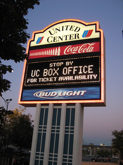 United Center Sign