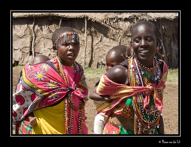 Maasai women...
