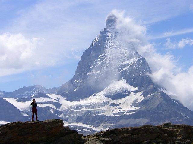 Matterhorn and clouds