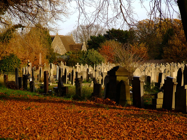 autumnal cemetery