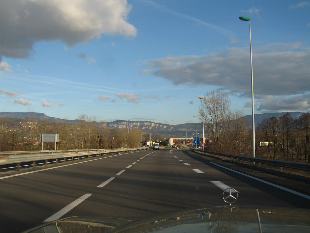 On the toll roads, France