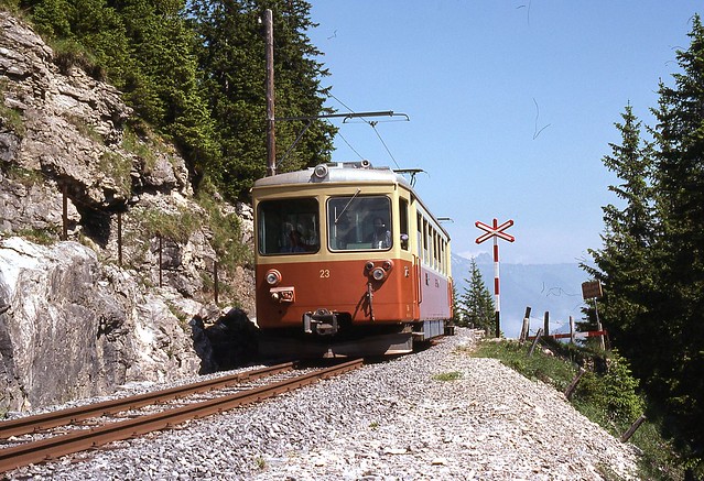 Trains Grütschalp-Murren (Suisse)