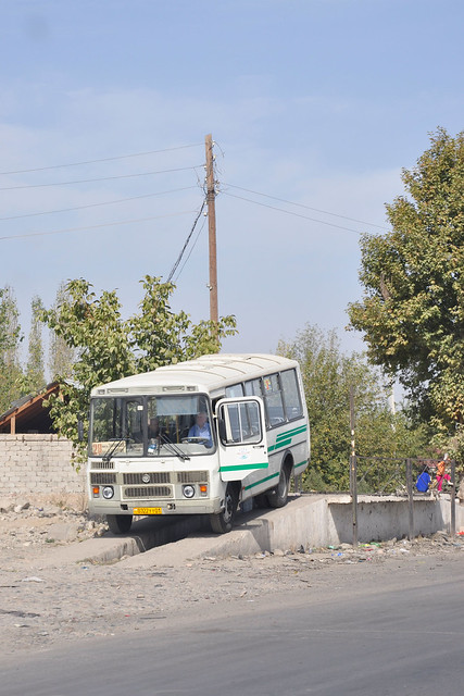 Bus Stopped for Repairs