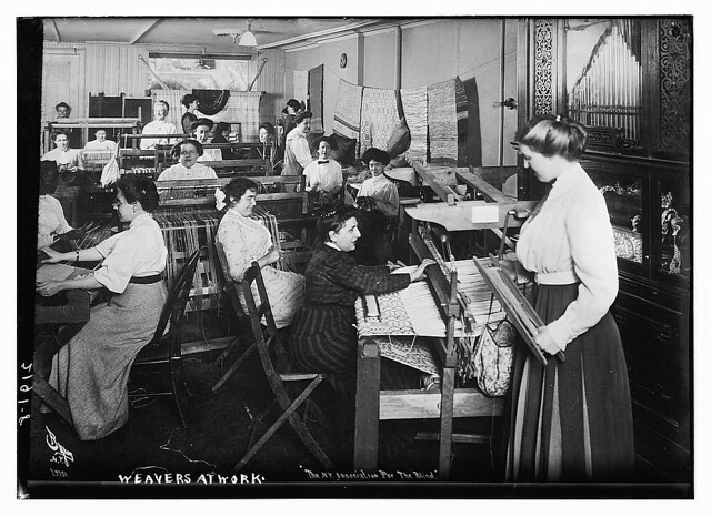 Weavers at work (LOC)