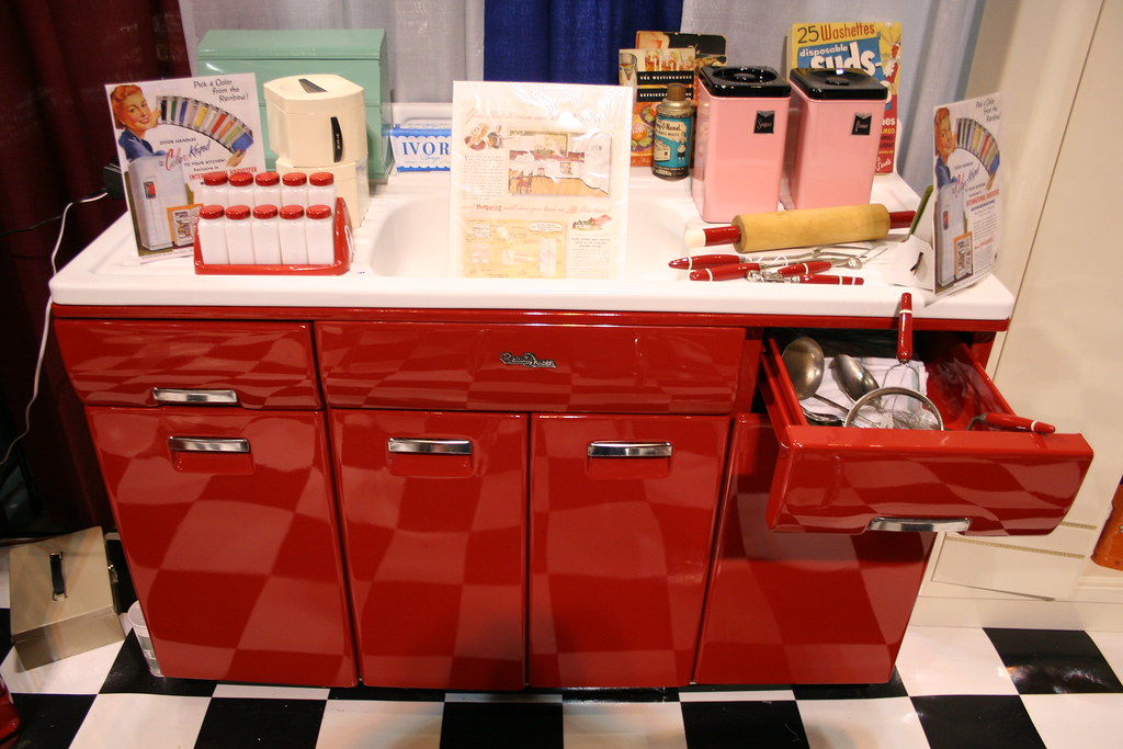 Beauty Queen Vintage Kitchen Cabinet