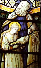 St Anne teaching the Blessed Virgin to read