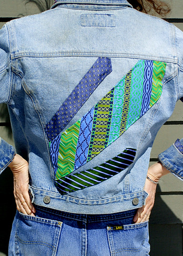 WIP Altered Fashion Denim Jacket 3 | Upcycled / Recycled Fas… | Flickr