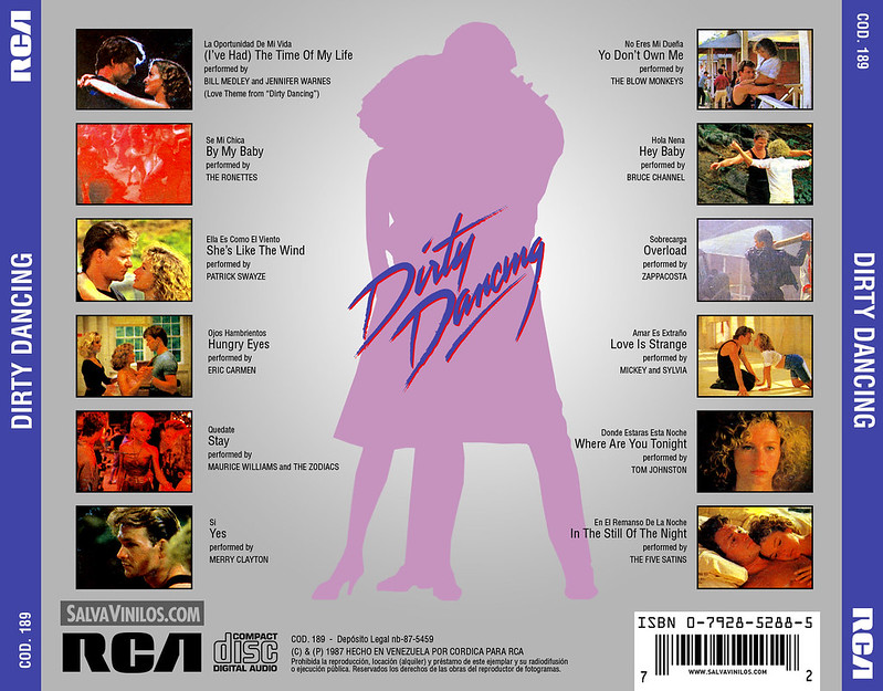Dirty Dancing - Varios Artistas - Contraportada [1987]