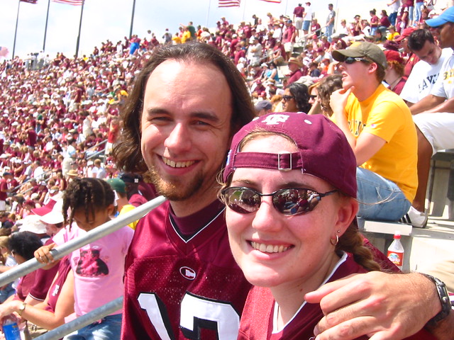2005 A&M vs. Baylor game with Sarah