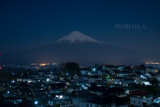 Aokidaira at night(Mt.fuji,富士山）