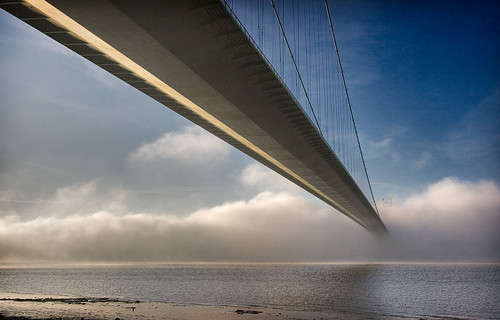 bridge cloud fog river humberbridge humber riverhumber