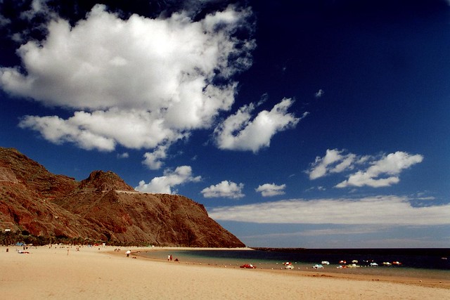 Spain - Tenerife - Beach scene