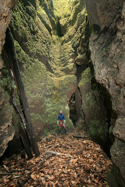 Falling Waters Cave (east), Below Entrance 8, Falling Waters State Park, Washington County, Florida, Matt Kalch 1