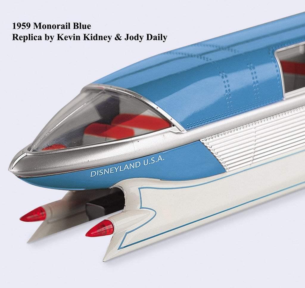 Disneyland 1959 Monorail Blue Replica