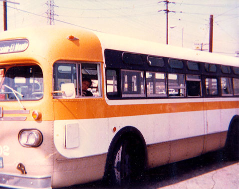 RTD 1402 a 1969 TDH3501 in Glassell Park, California on route 430