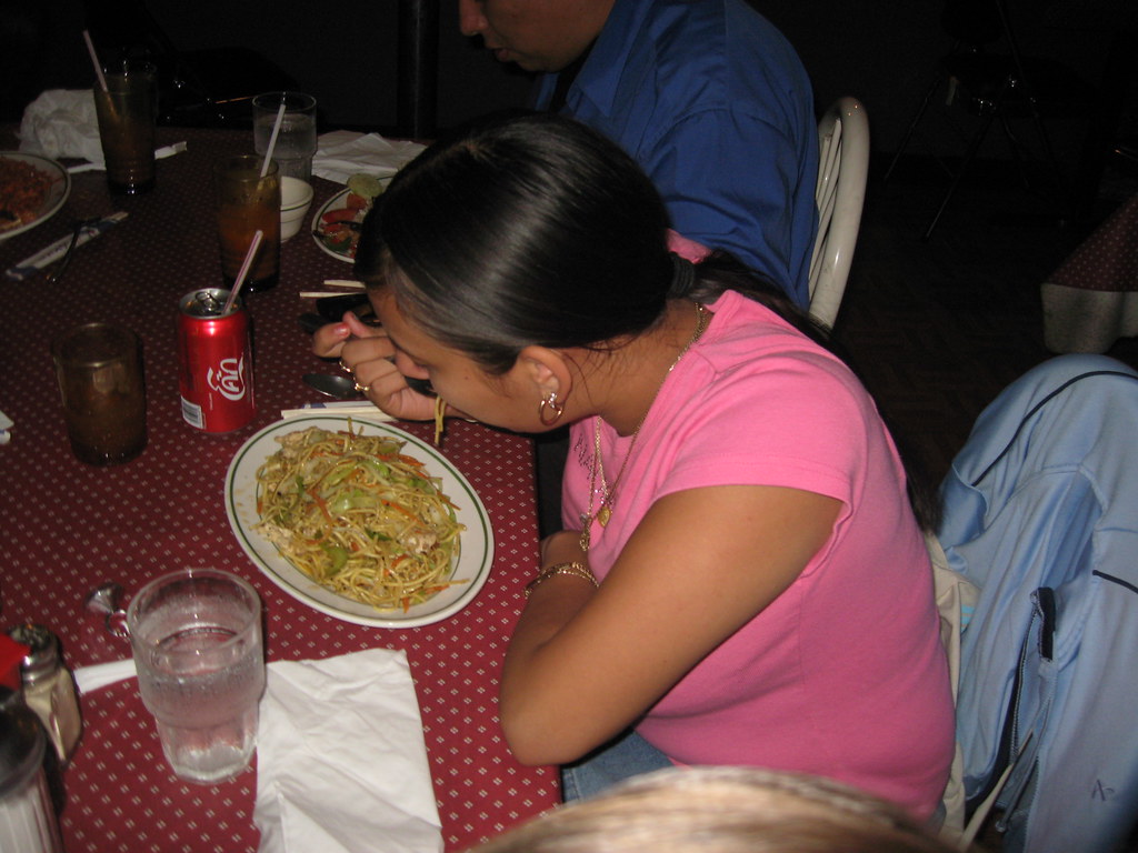 Nancy Eating Her Noodles