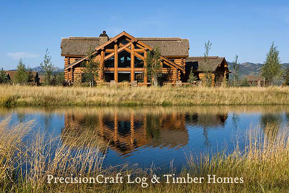 Located in Idaho | Custom Handcrafted Log Home | PrecisionCraft Log Homes