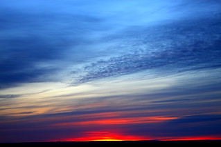 Sunset - 20080116:1642 - Glasgow, Montana