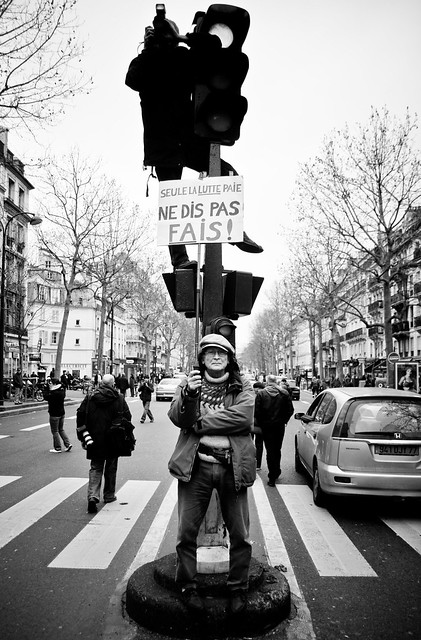 Social Demonstration (07) - 24Jan08, Paris (France)