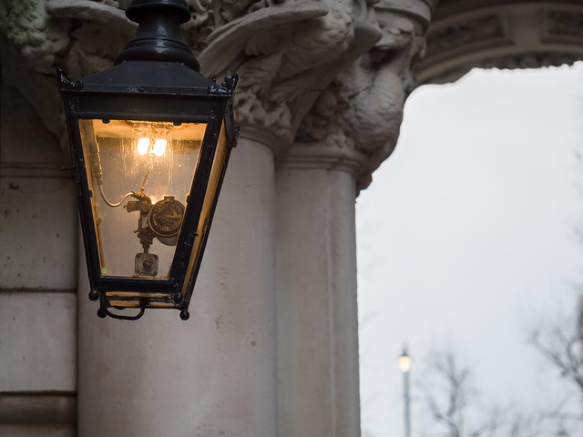 Gas lamp in the Middle Temple