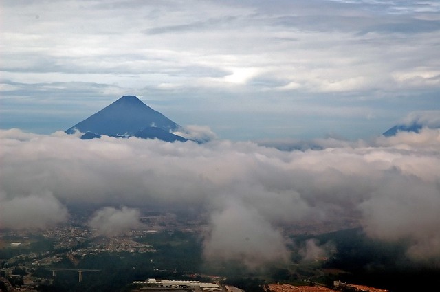 Volcano nearby Guatemala City