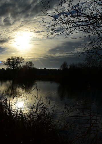 ©allrightsreserved clouds sun weather silhouette trees water reflections lake