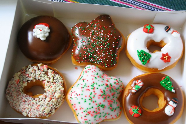 Krispy Kreme Christmas donuts