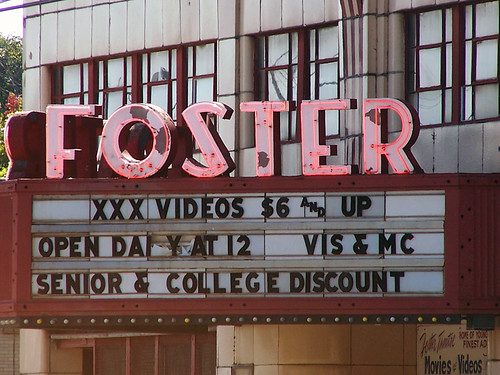 Porno theater - A marquee for a porno theater in Youngstown,… - Flickr