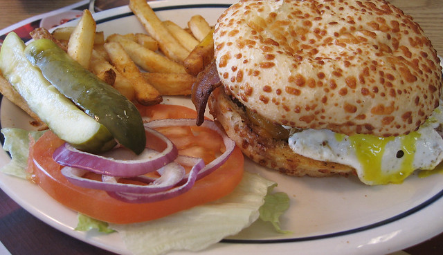 Bacon and Egg Cheeseburger at IHOP