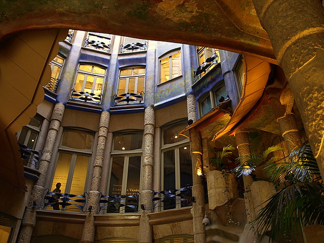 Interior d'escala de la Casa Milà 