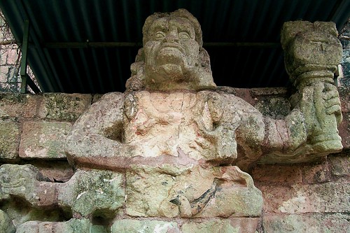 Sculpture in Temple 11 - Copan Ruinas | by Adalberto.H.Vega