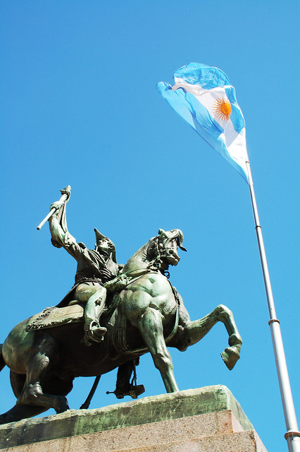 General Jose de San Martin, Plaza de Mayo