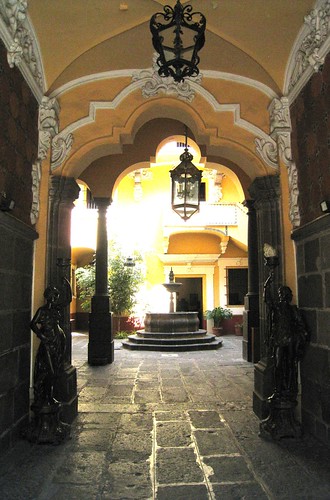 Kiosko, Plaza Central, Chignahuapan, Puebla, México.