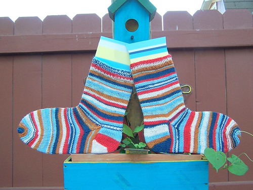 Magic Stripe Socks | by Rennagayle