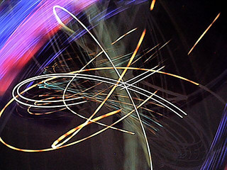 particle trajectory | Some night time camera tossing at thes… | Flickr