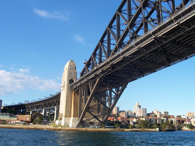 Sydney Harbour Bridge and city