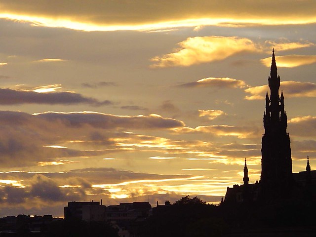 Sunset from North Bridge - Edinburgh